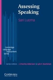 ASSESSING SPEAKING | 9780521804875 | LUOMA,SARI