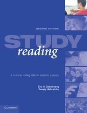 STUDY READING A COURSEIN READING SKILLS FOR ACADEMIC PUPOSES | 9780521547765 | GLENDINNING,ERIC H.