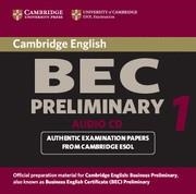 CAMBRIDGE BEC 1 PRELIMINARY AUDIO CD | 9780521753036 | UNIVERSITY OF CAMBRIDGE LOCAL EXAMINATIONS SYNDICATE