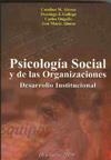 PSICOLOGIA SOCIAL Y DE LAS ORGANIZACIONES. DESARROLLO INSTITUCIONAL | 9788497723541 | ALONSO,JOSE Mª ONGALLO,CARLOS GALLEGO,DOMINGO J. ALONSO,CATALINA M.