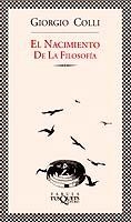 NACIMIENTO DE LA FILOSOFIA | 9788483107027 | COLLI,GIORGIO