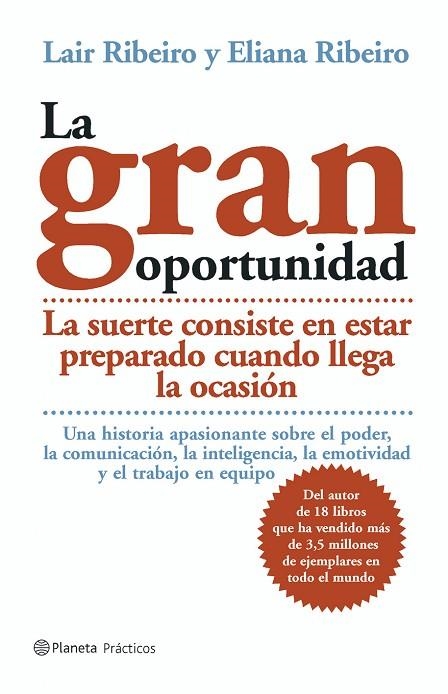 GRAN OPORTUNIDAD. LA SUERTE CONSISTE EN ESTAR PREPARADO CUANDO LLEGA LA OCASION | 9788408054139 | RIBEIRO,LAIR DR RIBEIRO,ELIANA