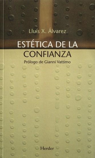 ESTETICA DE LA CONFIANZA | 9788425424564 | ALVAREZ,LLUIS