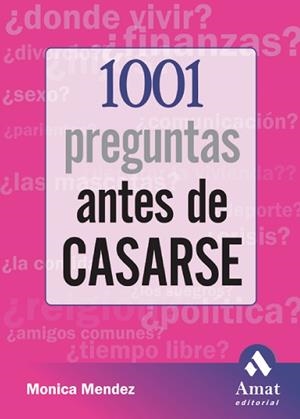 1001 PREGUNTAS ANTES DE CASARSE | 9788497352710 | MENDEZ,MONICA