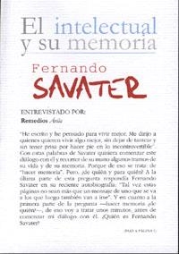INTELECTUAL Y SU MEMORIA FERNANDO SAVATER ENTREVISTADO POR REMEDIOS AVILA | 9788433839718 | AVILA,REMEDIOS