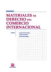 MATERIALES DE DERECHO DEL COMERCIO INTERNACIONAL | 9788484566953 | FORNER DELAYGUA,JOAQUIN GARRIGA SUAU,GEORGINA PARRA RODRIGUEZ,CARMEN