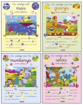 VIATGE PER LA GRANJA,MAR,MUNTANYA AMB ADHESIUS | 9788430535132