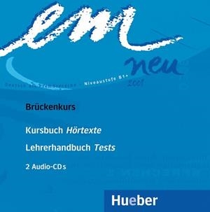 EM NEU BRUCKENKURS KURSBUCH HORTEXTE LEHRERHANDBUCH TESTS + 2 AUDIO CD 2008 | 9783195316965