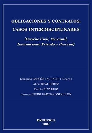 OBLIGACIONES Y CONTRATOS: CASOS INTERDISCIPLINARES | 9788498493887 | INCHAUSTI,GASCON