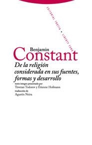 DE LA RELIGION CONSIDERADA EN SUS FUENTES FORMAS Y DESARROLLO | 9788498790153 | CONSTANT,BENJAMIN