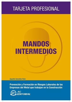 MANDOS INTERMEDIOS. PREVENCION Y FORMACION EN RIESGOS LABORALES DE LAS EMPRESAS DEL METAL QUE TRABAJAN EN LA CONSTRUCCION | 9788492735150 | GONZALEZ RUIZ,AGUSTIN