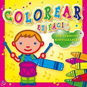 COLOREAR ES FACIL. CON PEGATINAS | 9788408083733 | YOYO