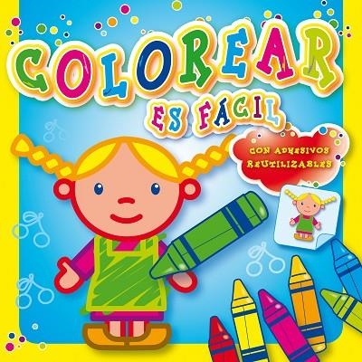 COLOREAR ES FACIL. CON PEGATINAS | 9788408083726 | YOYO