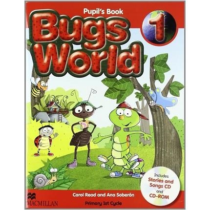 BUGS WORLD 1 PUPIL,S BOOK  + 2 CD | 9780230407466