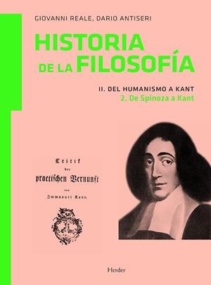 HISTORIA DE LA FILOSOFIA VOL.II DEL HUMANISMO A KANT TOMO 2 DE SPINOZA A KANT | 9788425426650 | REALE,GIOVANNI ANTISERI,DARIO