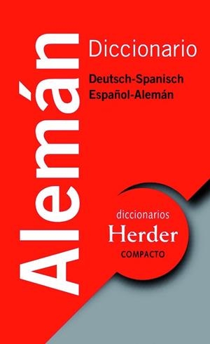 DICCIONARIO COMPACTO ALEMAN DEUTSCH-SPANISCH ESPAÑOL-ALEMAN | 9788425425660