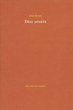 DIAS APARTE | 9788492913763 | RUBIO,JOSE