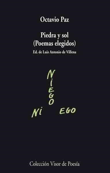 PIEDRA Y SOL,POEMAS ELEGIDOS | 9788475226668 | PAZ,OCTAVIO