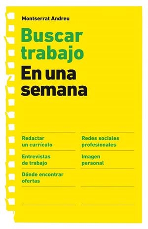BUSCAR TRABAJO EN UNA SEMANA | 9788498750775 | ANDREU,MONTSERRAT