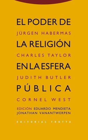 PODER DE LA RELIGION EN LA ESFERA PUBLICA | 9788498792065 | TAYLOR,CHARLES HABERMAS,JURGEN BUTLER,JUDITH