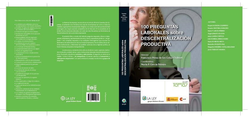 100 PREGUNTAS LABORALES SOBRE DESCENTRALIZACION PRODUCTIVA | 9788497259934 | PEREZ DE LOS COBOS,FCO.