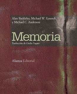MEMORIA | 9788420669434 | EYSENCK,MICHAEL W. BADDELEY,ALAN D. ANDERSON,MICHAEL C.