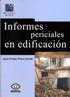 INFORMES PERICIALES EN EDIFICACION | 9788480218122 | PONS ACHELL,JUAN FELIPE