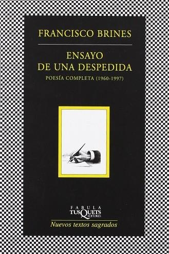 ENSAYO DE UNA DESPEDIDA. POESIA COMPLETA 1960 1997 | 9788483833537 | BRINES,FRANCISCO
