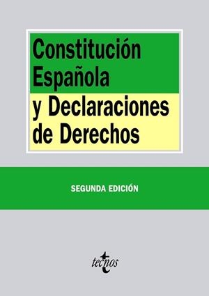 CONSTITUCION ESPAÑOLA Y DECLARACIONES DE DERECHOS | 9788430963454