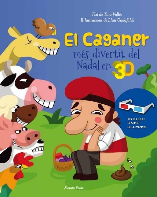 CAGANER MES DIVERTIT DEL NADAL EN 3D+ULLERES | 9788499326559 | VALLÈS, TINA/AUTORS, DIVERSOS