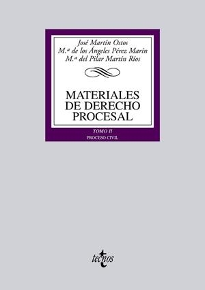 MATERIALES DE DERECHO PROCESAL 2. PROCESO CIVIL | 9788430949373 | PEREZ MARIN,Mª ANGELES MARTIN RIOS,MARIA DEL PILAR MARTIN OSTOS,JOSE