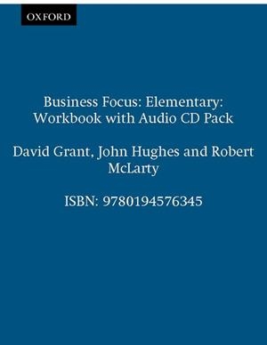 BUSINESS FOCUS ELEMENTARY WORKBOOK | 9780194576345 | HUGHES,JOHN