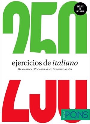 250 EJERCICIOS DE ITALIANO. CD-MP3-AUDIO ,NIVEL A1-A3 | 9788484438465 | RUBE,VERENA