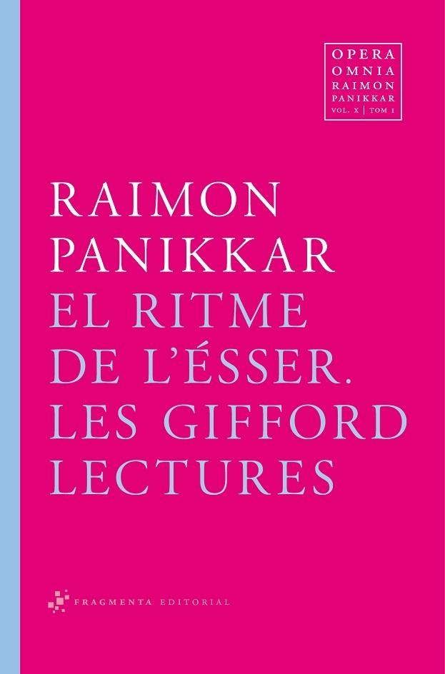 RITME DE L,ESSER. LES GIFFORD LECTURES | 9788492416622 | PANIKKAR,RAIMON