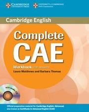 COMPLETE CAE WORKBOOK WITH ANSWERS + CD | 9780521698498 | THOMAS,BARBARA MATTHEWS,LAURA