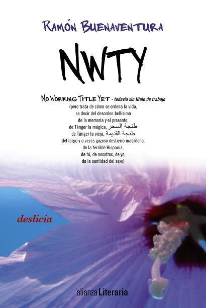 NWTY (NO WORKING TITLE YET- TODAVIA SIN TITULO DE TRABAJO) | 9788420678092 | BUENAVENTURA,RAMON