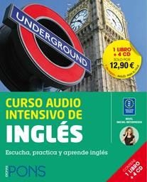 CURSO AUDIO INTENSIVO DE INGLES LIBRO + 4 CD | 9788484439967