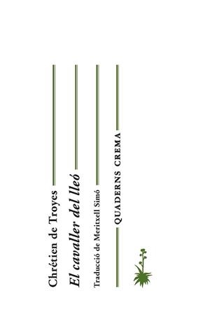 CAVALLER DEL LLEO | 9788477275480 | TROYES,CHRETIEN DE