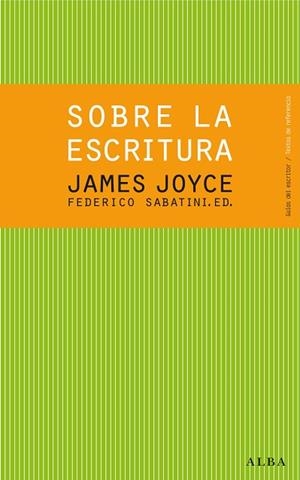 SOBRE LA ESCRITURA | 9788484288619 | JOYCE,JAMES