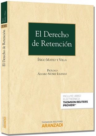 DERECHO DE RETENCION | 9788490591543 | MATEO Y VILLA,IÑIGO