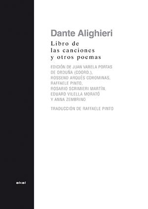 LIBRO DE LAS CANCIONES Y OTROS POEMAS | 9788446039518 | DANTE ALIGHIERI