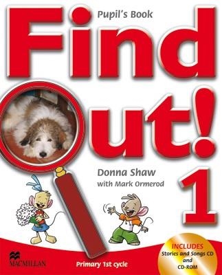 FIND OUT 1 PRIMARIA | 9781405078160