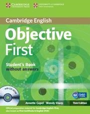 OBJECTIVE FIRST STUDENT,S BOOK WITHOUT ANSWERS | 9780521178785 | CAPEL,ANNETTE SHARP,WENDY