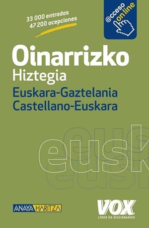 OINARRIZKO HIZTEGIA EUSKARA-GAZTELANIA / CASTELLANO-EUSKARA | 9788499741369