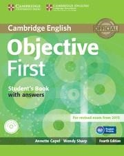 OBJECTIVE FIRST STUDENT BOOK WITH ANSWERS B2 | 9781107628304 | CAPEL,ANNETTE