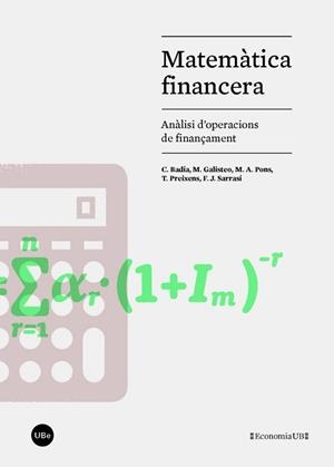 MATEMATICA FINANCIERA. ANALISI D,OPERACIONS DE FINANÇAMENT | 9788447539093 | BADIA,C. GALISTEO,M.
