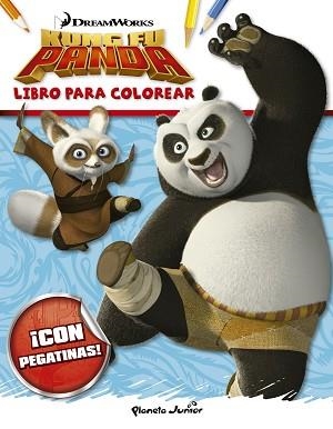 KUNG FU PANDA LIBRO PARA COLOREAR CON PEGATINAS | 9788408142393 | DREAMWORKS