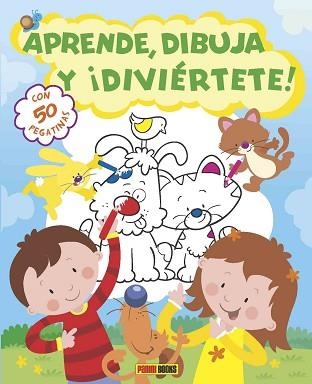 APRENDE, DIBUJA Y DIVIERTETE CON 50 PEGATINAS | 9788490249000