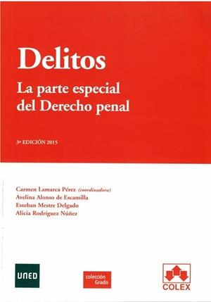 DELITOS. LA PARTE ESPECIAL DEL DERECHO PENAL | 9788483424926 | LAMARCA PEREZ,CARMEN