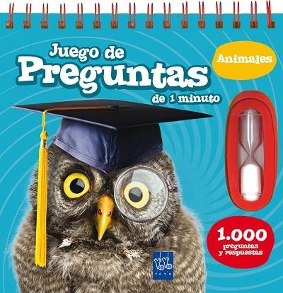 JUEGO DE PREGUNTAS DE 1 MINUTO ANIMALES | 9788408143260 | YOYO